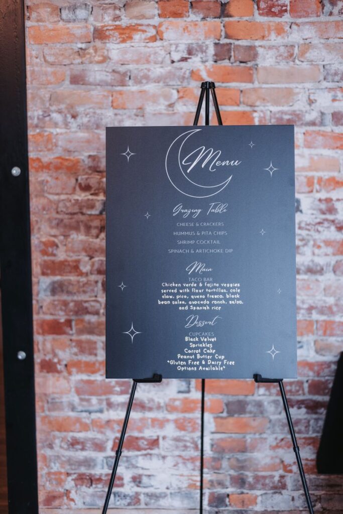 sustainable menu for wedding