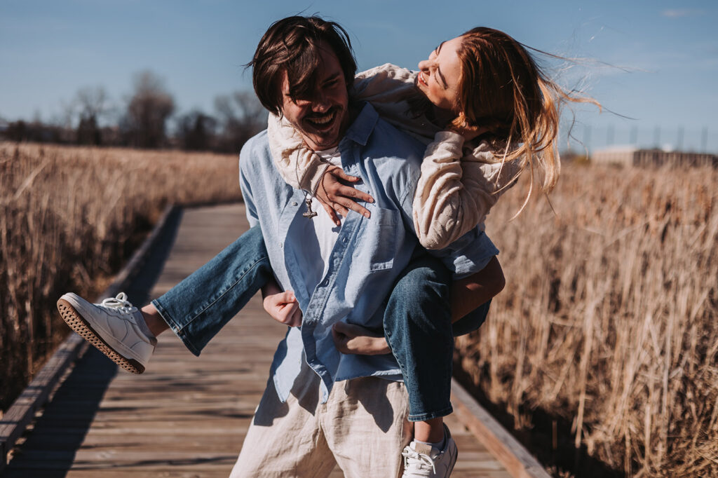 Early spring engagement photo session in Minneapolis, MN