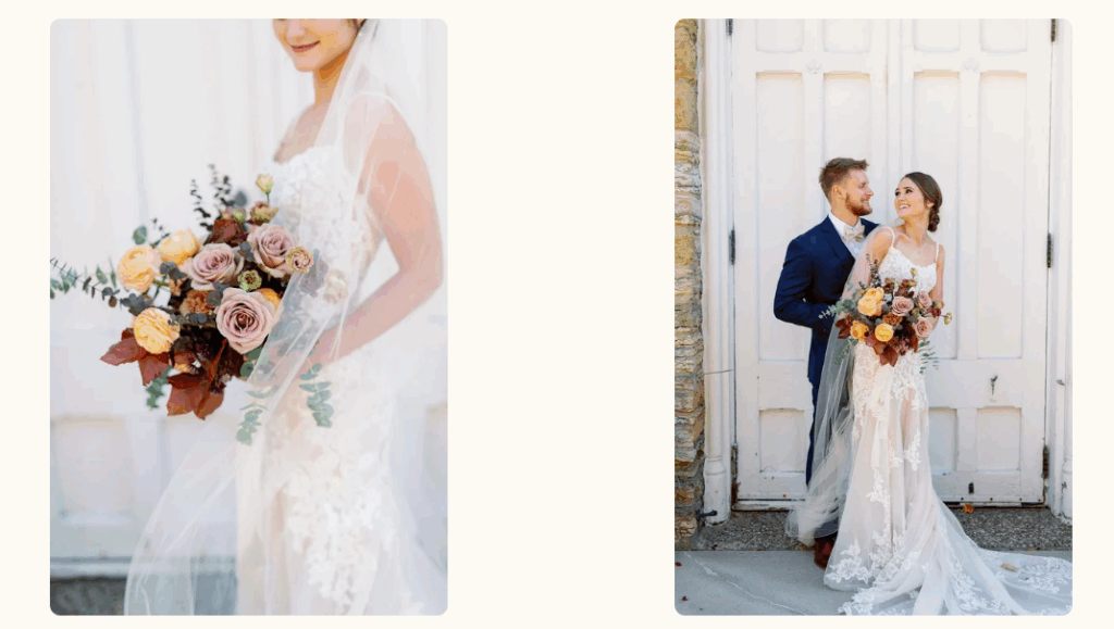 Fersk Floral Artistry example of a bride's bouquet