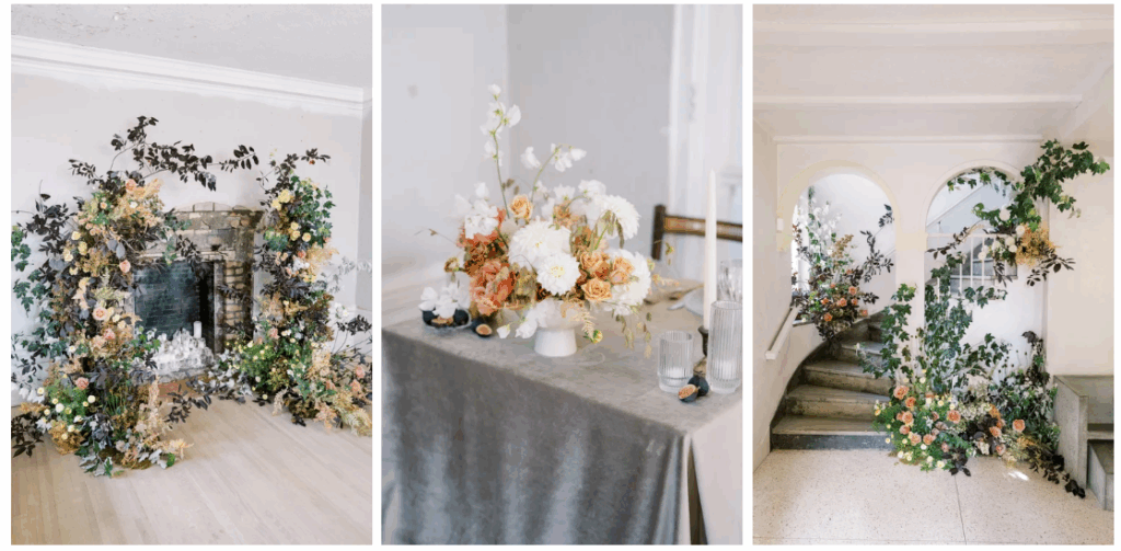 Kindred Blooms wedding floral examples