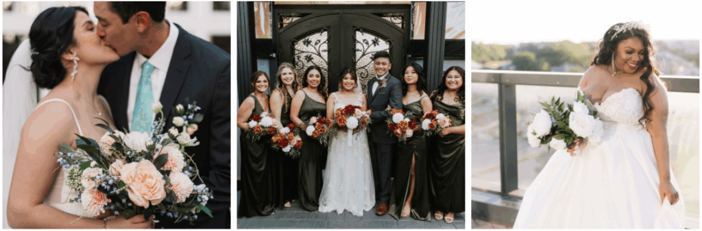 Silk Stem Collective wedding bouquet examples