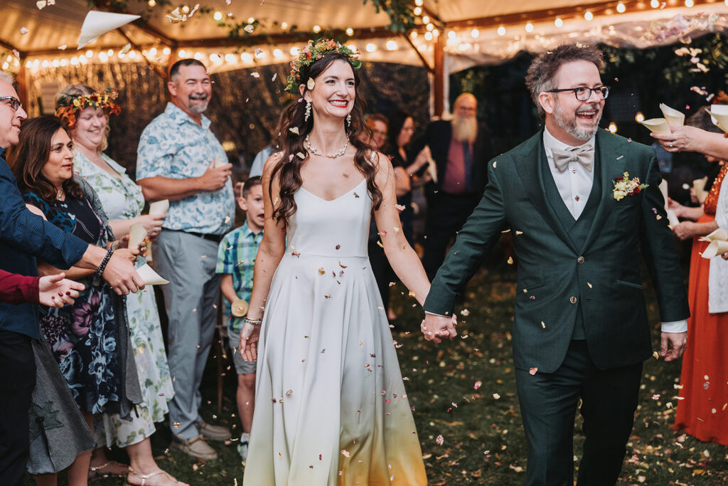 Backyard wedding in the Twin Cities